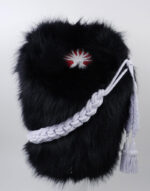 french napoleonic bearskin shako hat for infantry of guard troop synthetic fur top