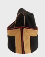 french napoleonic forage cap for officer hand embroidery bullion hat back