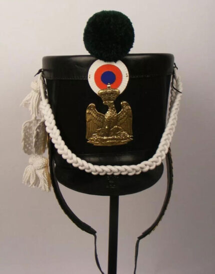 French Napoleonic Shako Guard Outfielder, Empire Troop Shako Hat