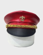 genuine leather military army cap captain chrome hearts muir hat