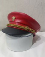 genuine leather military army cap captain chrome hearts muir hat l