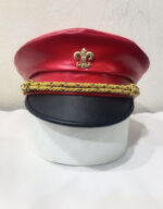 genuine leather military army cap captain chrome hearts muir hat sh