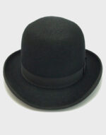 historical black wool felt handmade bowler derby hat show