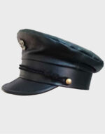 lambskin fleur captains hat chrome hearts cap off side