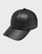 leather baseball cap fitted made in usa