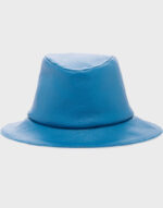 light blue gigis burris bo leather bucket hat