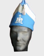 napoleonic forage cap for officer with one rank of braid and embroidered insignia