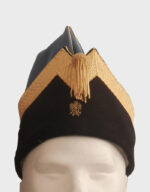 napoleonic forage cap for officer with one rank of braid and embroidered insignia g