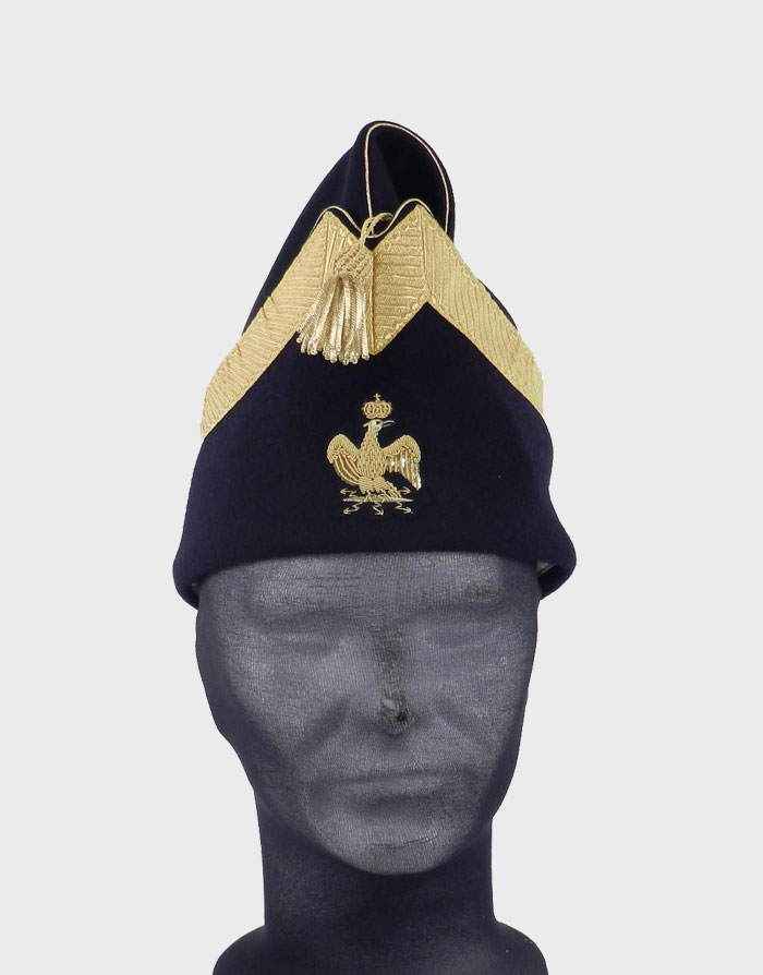 Napoleonic Forage Cap For Officer With One Rank of Braid and