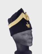 napoleonic forage cap for officer with one rank of braid and embroidered insignia j