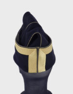 napoleonic forage cap for officer with one rank of braid and embroidered insignia k