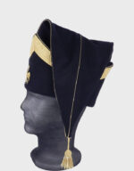 napoleonic forage cap for officer with one rank of braid and embroidered insignia l