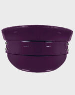 new design women s officer leather hat