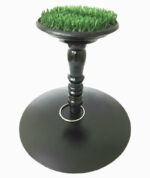 new heavy steel base falconry fiber block perch