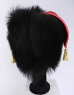 original bearskin french napoleonic hat hussar busby colbeck for chasseur a cheval de la garde cap back 1