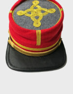 red gray civil war confederate cs major colonel artillery officer kepi s