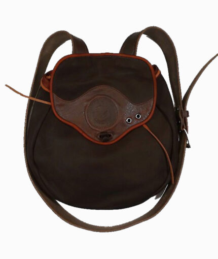 Stanislav Falconry Traditional Brown Leather Bag For Hawking