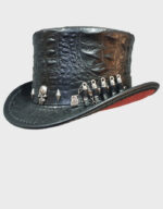 steampunk festival crocodile hunters leather top hat