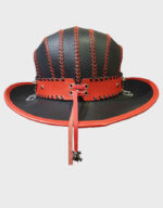 steampunk handmade bowler leather top hat b
