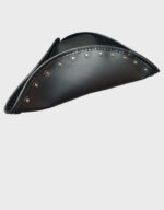 steampunk tricorn hat airship captain jack sparrow pirate leather hat d