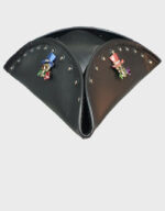 steampunk tricorn hat airship captain jack sparrow pirate leather hat sh