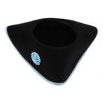 tricorn hat handmade wool felt freemason style top