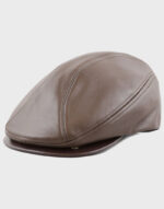 usa genuine leather gatsby ivy hat newsboy cap 1