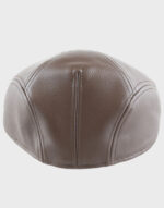 usa genuine leather gatsby ivy hat newsboy cap back