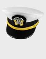 usa navy warrant officer hat lieutenant commander white military peak cap