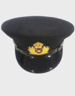 white star line titanic captain smith cap black hat show