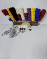 Napoleonic 1st Guard Lancer Shako Hussar Hat Accessories Set – Plumes, Cord, Plate & Cockade