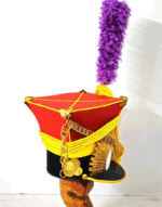 Napoleonic Era 1st Guard Lancer Shako Hussar Hat – Brand New Handcrafted Reproduction p