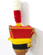 Napoleonic Era 1st Guard Lancer Shako Hussar Hat – Brand New Handcrafted Reproduction t