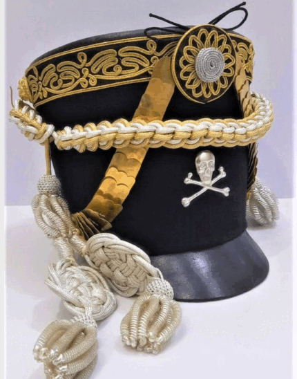Prussian Death’s Head Hussar Shako Hat Leib-Husaren Totenkopf Shako Replica