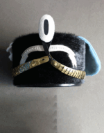 Prussian Hussars Busby Helmet (1800–1866) – World War I Style with Death’s Head Skull Badge