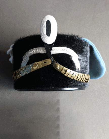 Prussian Hussars Busby Helmet (1800–1866) – World War I Style with Death’s Head Skull Badge