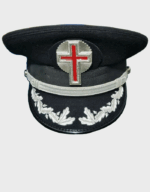 Bricks Masons Knights Templar Dress & Military Fatigue Cap – Silver Embroidery , Free Masonic