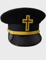 Knights Templar Dress Military Fatigue Cap – Gold Braid – Past Commander