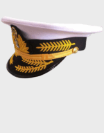 Qatar Navy Admiral Officer Cap – Ceremonial Peaked Visor Hat l