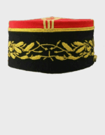 WWII French Army General Classic III Kepi with Hand Embroidery b