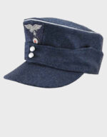 WWII German (Deutsches) Luftwaffe Officer (Offizier) M43 Field Cap – Historical Replica