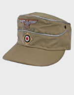 WWII German (Deutsches) Officer M41 Tropical Field Cap – Historical Replica, Greece and Southern Russia