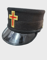 19th Century American Masonic Knights Templar Kepi Hat – Ceremonial Uniform Cap l