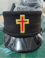 19th Century American Masonic Knights Templar Kepi Hat – Ceremonial Uniform Cap s