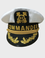 Classic Commander Captain Yachting Hat – Hand Embroidered Cap s