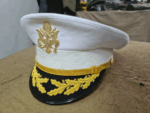 U.S. Army Field Grade Officer Service Dress White Cap Hat s
