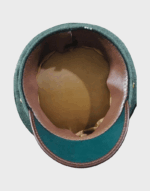 U.S. WWI Marine Corps P1912 Forest Green Bell Crown Enlisted Visor Cap with USMC EGA i