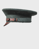 U.S. WWI Marine Corps P1912 Forest Green Bell Crown Enlisted Visor Cap with USMC EGA l