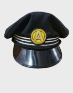 Vintage Lancaster Skipper Cap – Nautical Boat Captain Peaked Hat / US Captian