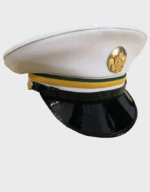 USA Military Police MP Enlisted Cap Service Dress White Hat l